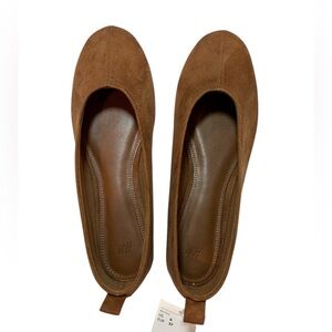 H&M Brown Suede Flats